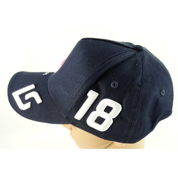 Official Racing Point F1 Team Lance Stroll #18 BWT Navy Blue Baseball Cap Hat - Picture 5 of 8